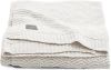 Jollein Gebreide deken River gebreid cream white 75 x 100 cm online kopen