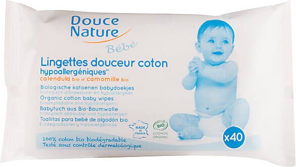 Douce Nature Biologisch afbreekbare babydoekjes