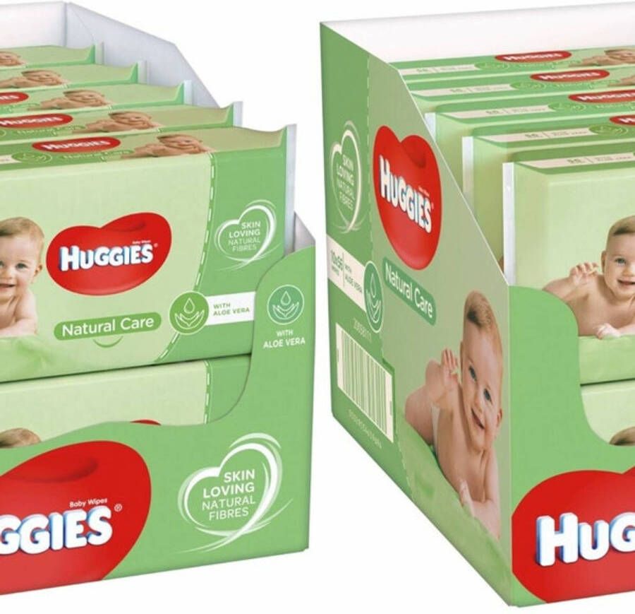 Huggies Babydoekjes Natural Care 20 X 56 Stuks