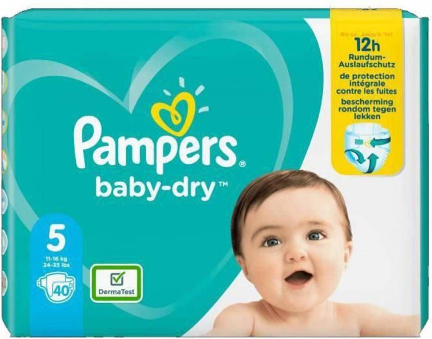 Pampers 2x Luiers Baby Dry(11kg 16kg)40 Stuks online kopen