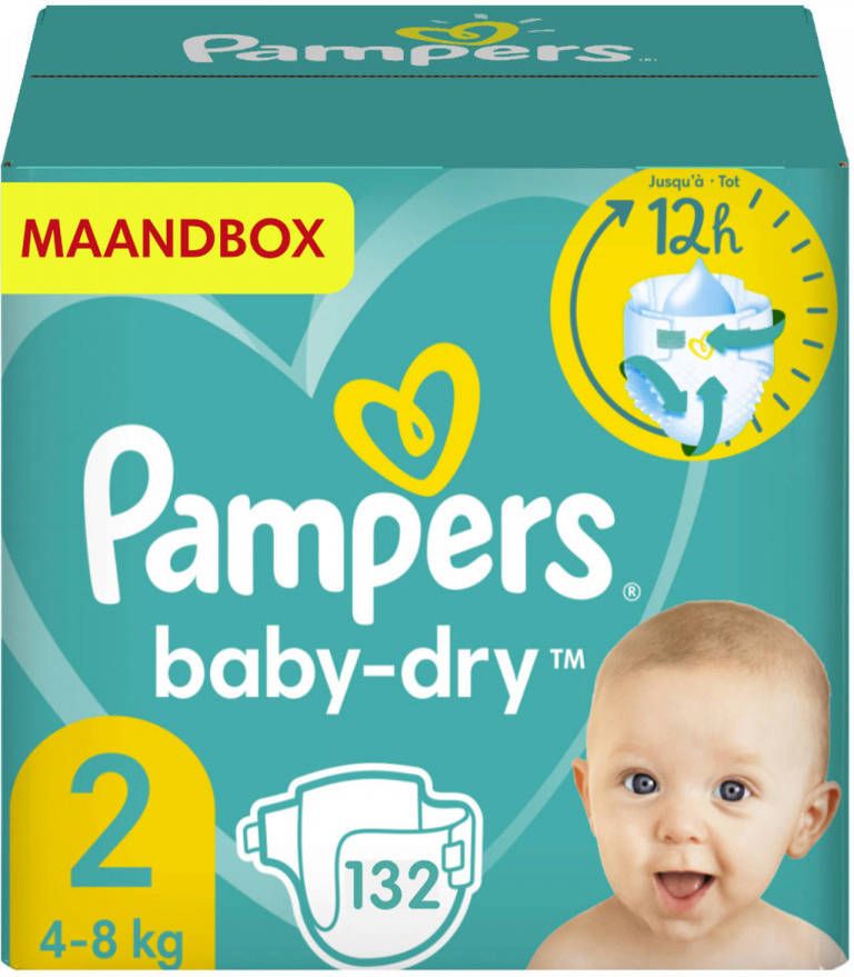 Pampers Baby Dry -- Maandbox 132 Luiers