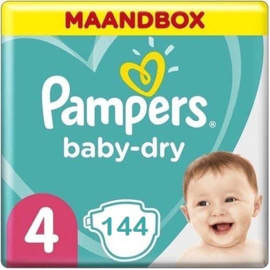 Pampers Baby Dry -- Maandbox 144 Luiers