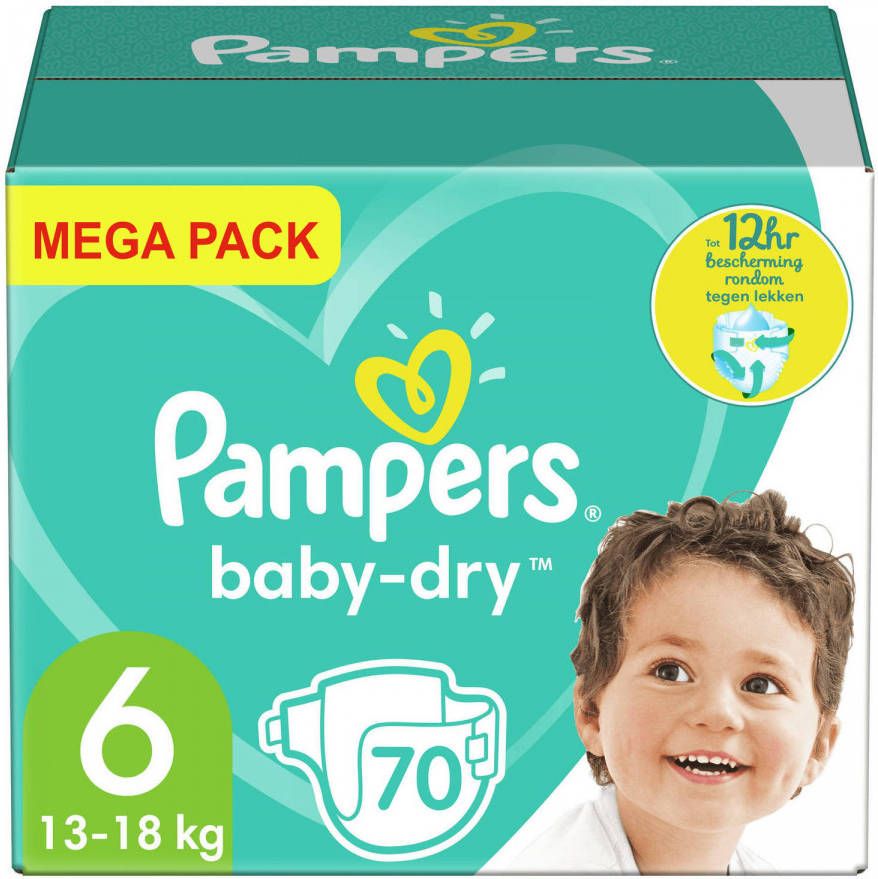 Pampers Baby Dry -- Mega Pack 70 Luiers