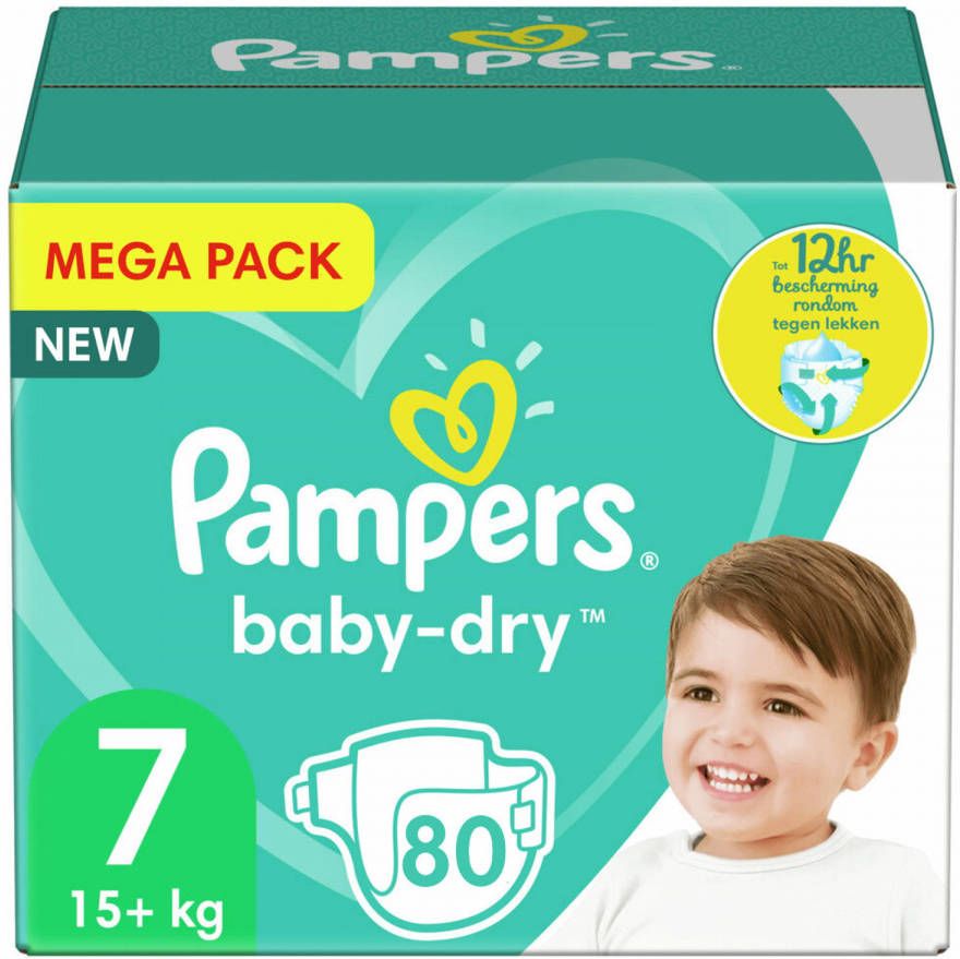 Pampers Baby Dry -- Mega Pack 80 Luiers