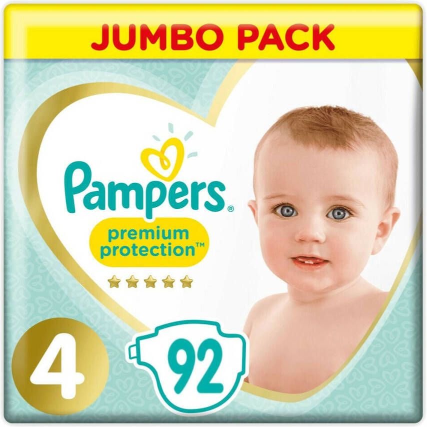 Pampers Premium Protection -- Mega Pack 92 Luiers