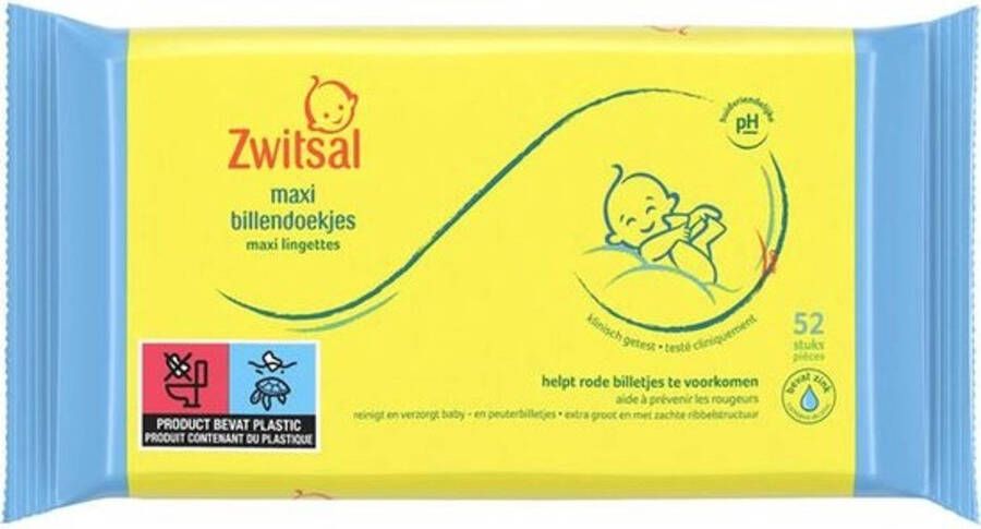 Zwitsal Maxi Billendoekjes 1 X 52 52 Babydoekjes