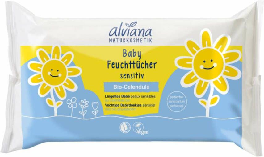 Alviana Baby Calendula Vochtige Doekjes 48 stuks