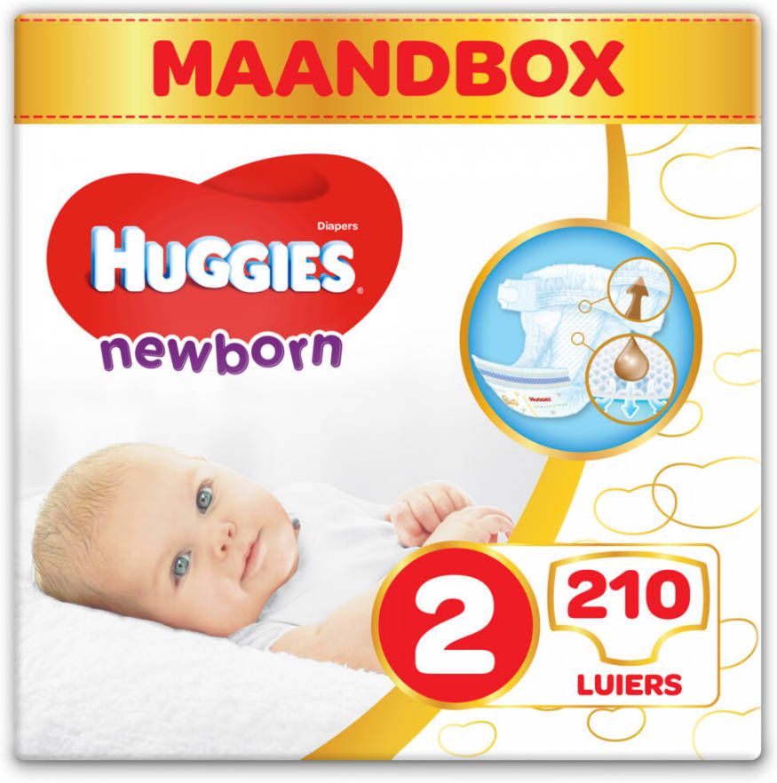 Huggies Ultra Comfort Luiers Maat 2 (3 6 kg) 210 stuks