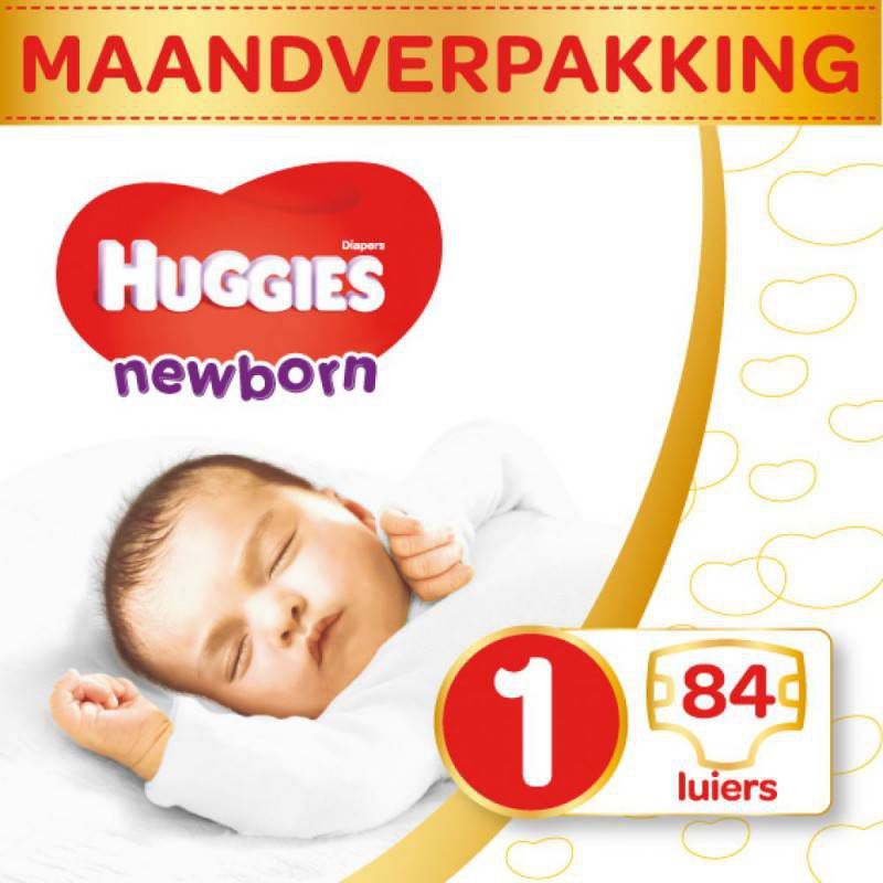 Huggies Newborn Babyluiers voor pasgeborenen Maat 1 84 stuks