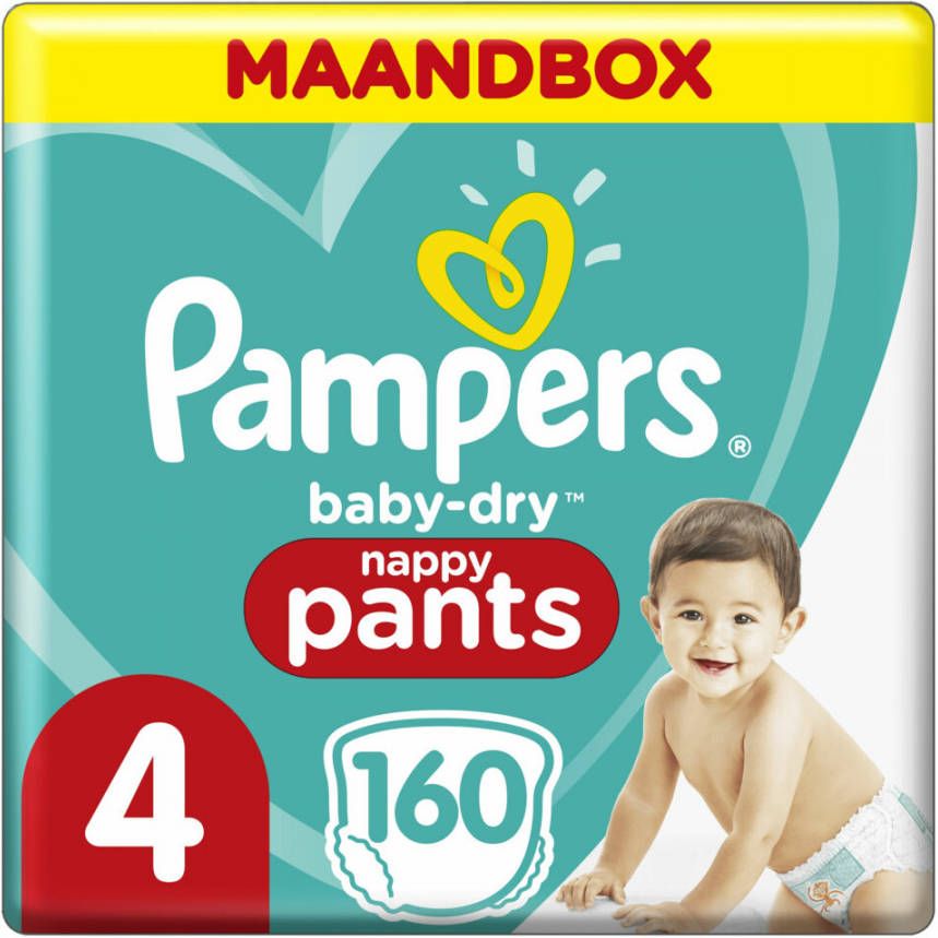 Pampers Wind Elan Baby Droge luier Pants Gr. 4 Maxi 160 Wind eln 9 tot 15 kg Maandbox van Maxi 160 eln