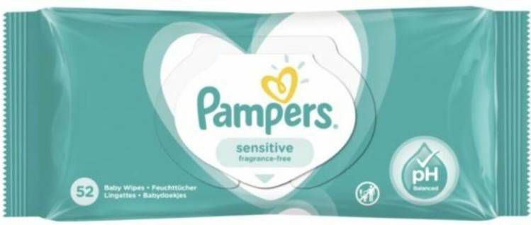 Pampers Billendoekjes Fresh Clean 52 doekjes