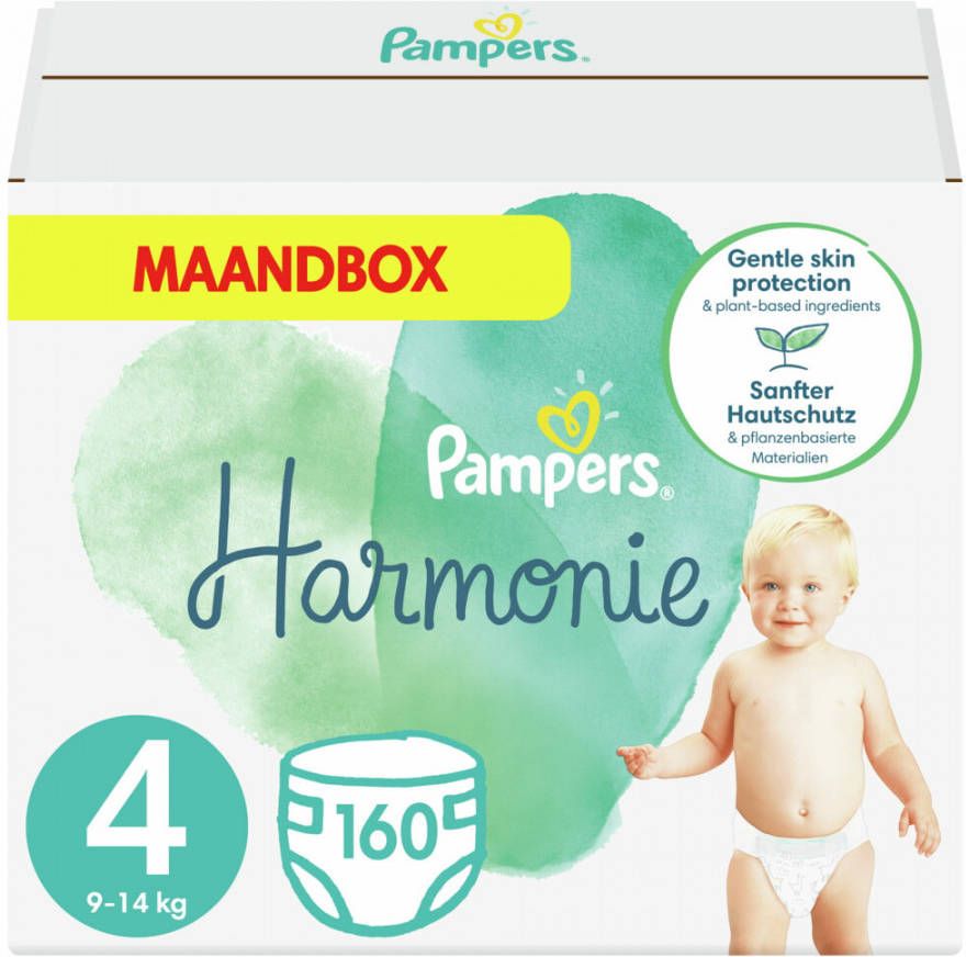 Pampers Harmonie Maxi 9 14 kg maandbox 160 luiers