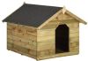VIDAXL Hondenhok met opklapbaar dak ge&#xEF, mpregneerd grenenhout online kopen