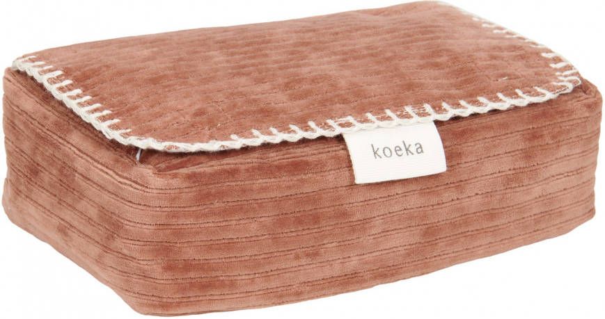 Koeka Vik babydoekjes box 12x20 cm hazel