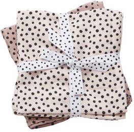 Done by Deer happy dots hydrofiel luier 120 x 120 cm roze (2 stuks)