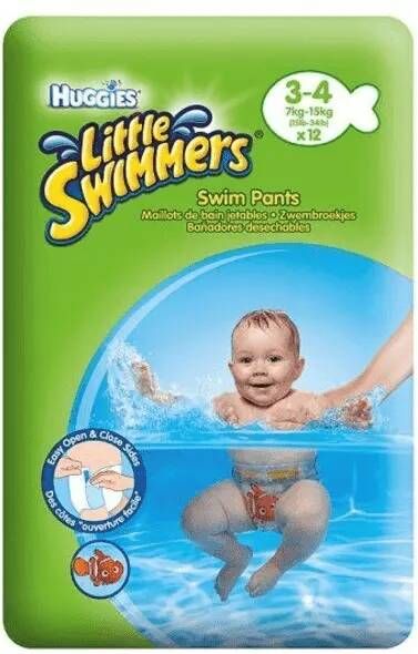 Huggies Zwemluiers Little Swimmers 7 15 kg 12 Stuks