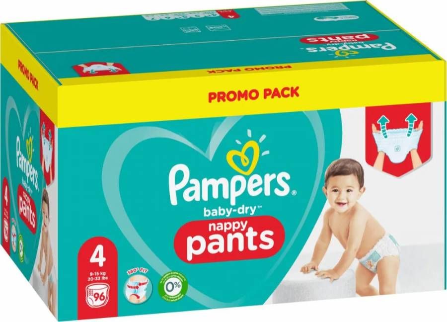 Huismerk Pampers Baby Dry Pants Luierbroekjes- 96 Stuks