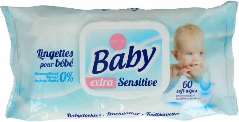 Sence Baby Billendoekjes Extra Sensitive 60 stuks