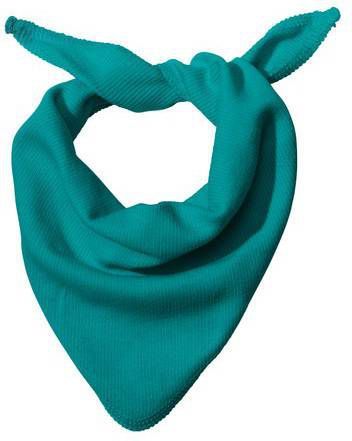 Waschbär Babydoek van bio katoen met elastaan, smaragd