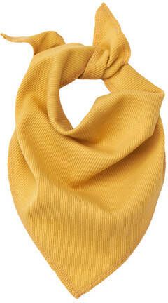 Waschbär Babydoek van bio katoen met elastaan, saffraan