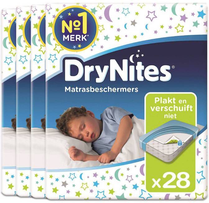 Huggies katoenen DryNites Bedmats 4 pakken