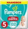Pampers Baby-Dry Pants maandbox maat 5 (12-17 kg) 132 luierbroekjes online kopen
