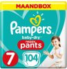 Babydrogist nl Pampers Baby droge Broek, 17 + Kg, 104 Lagen 1 Maandpakket online kopen