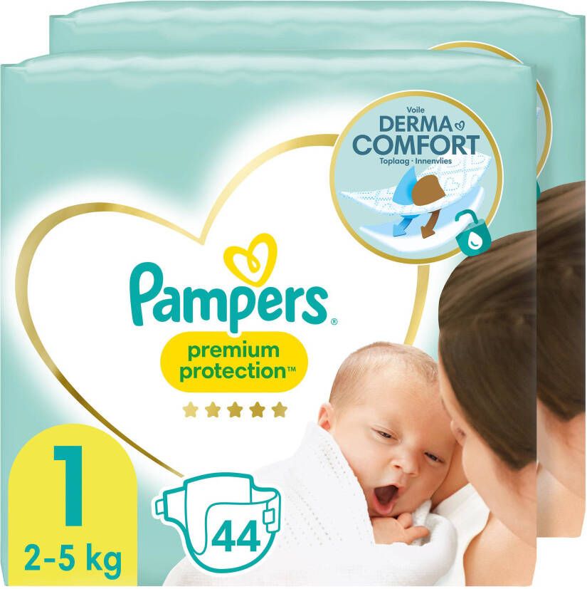 Pampers Premium Protection(2kg 5kg)2 x 44 Luiers alleen verkrijgbaar i.c.m. actie online kopen